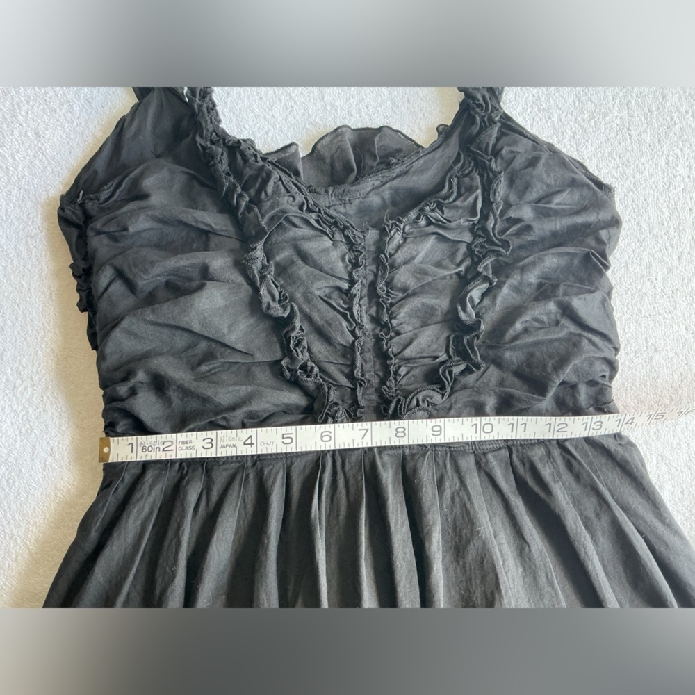 Whish Black Ruffled Midi Dress - Picture 13 of 16